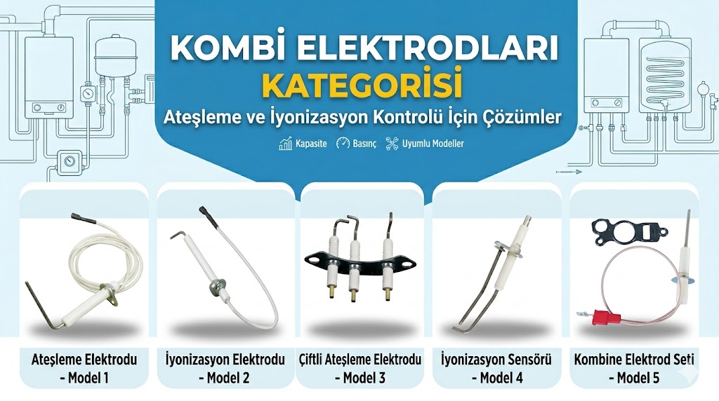 E.C.A Calora Premix Kombi Ateşleme Elektrodu - Buji
